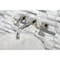 Kingston Brass KS6126ZX Two-Handle Wall Mount Bathroom Faucet, Polished Nickel KS6126ZX - alternate 5